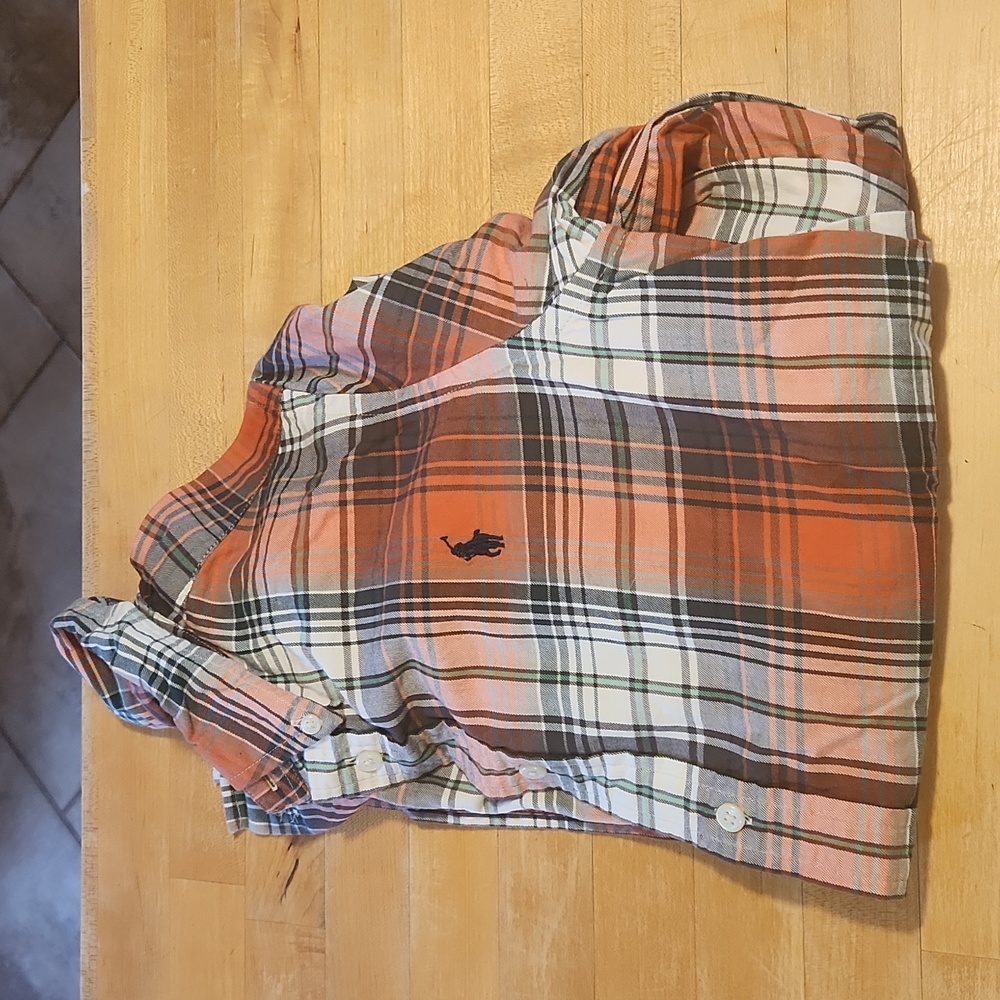 Ralph Lauren Boys Size 14-16 button down